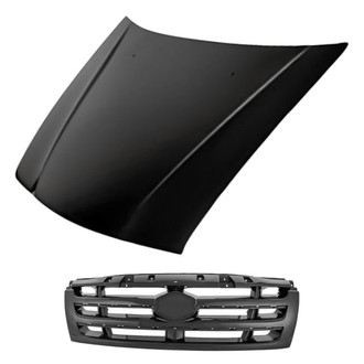 Replacement - 2-Piece (Hood Panel, Grille) (Standard Line)