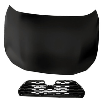 Replacement - 2-Piece (Hood Panel, Grille) (Standard Line)
