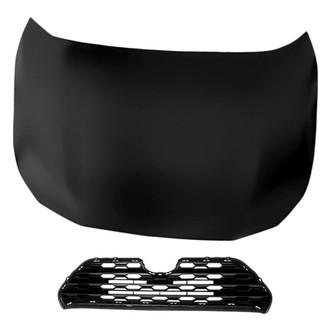Replacement - 2-Piece (Hood Panel, Grille) (Standard Line)