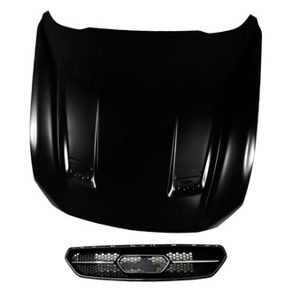 Replacement - 2-Piece (Hood Panel, Grille)