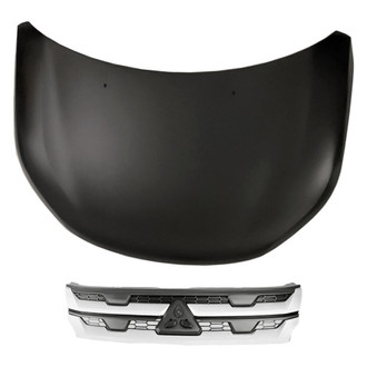 Replacement - 2-Piece (Hood Panel, Grille) (Standard Line)