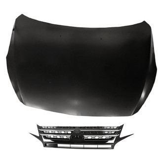 Replacement - 2-Piece (Hood Panel, Grille) (Standard Line)
