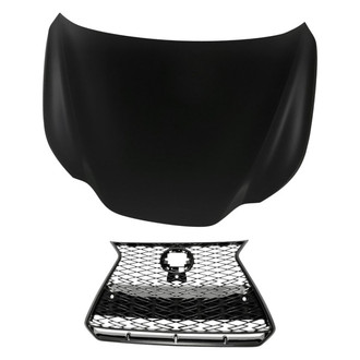 Replacement - 2-Piece (Hood Panel, Grille) (Standard Line)