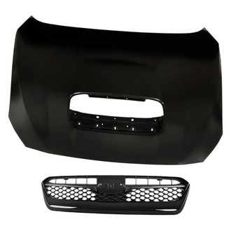Replacement - 2-Piece (Hood Panel, Grille) (Standard Line)