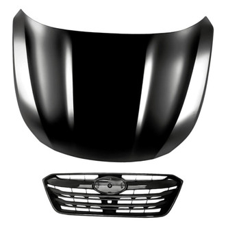 Replacement - 2-Piece (Hood Panel, Grille) (Standard Line)