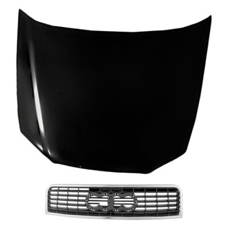 Replacement - 2-Piece (Hood Panel, Grille) (Standard Line)