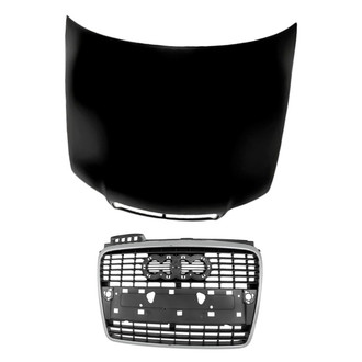 Replacement - 2-Piece (Hood Panel, Grille) (Standard Line)