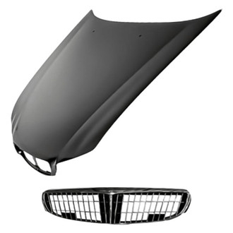 Replacement - 2-Piece (Hood Panel, Grille) (Standard Line)