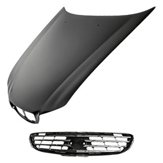 Replacement - 2-Piece (Hood Panel, Grille) (Standard Line)