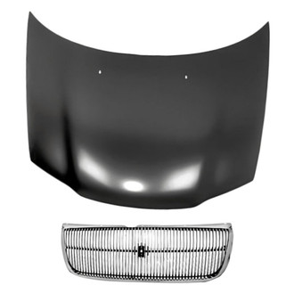 Replacement - 2-Piece (Hood Panel, Grille) (Standard Line)