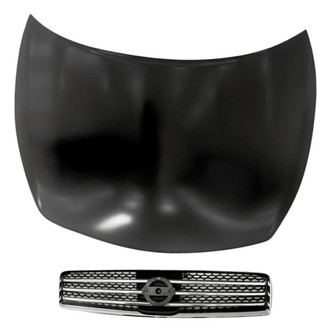 Replacement - 2-Piece (Hood Panel, Grille) (Standard Line)