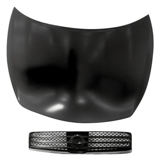 Replacement - 2-Piece (Hood Panel, Grille) (Standard Line)