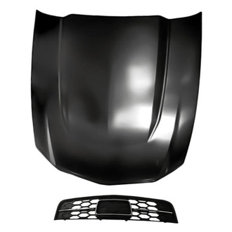 Replacement - 2-Piece (Hood Panel, Grille)