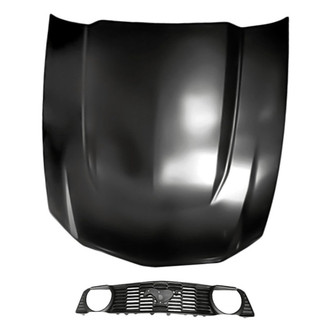 Replacement - 2-Piece (Hood Panel, Grille) (Standard Line)