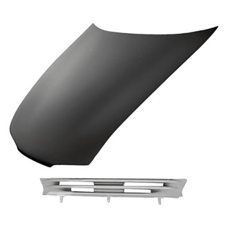 Replacement - 2-Piece (Hood Panel, Grille) (Standard Line)