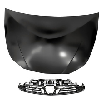 Replacement - 2-Piece (Hood Panel, Grille) (Standard Line)