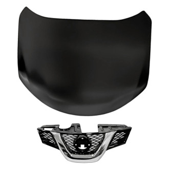 Replacement - 2-Piece (Hood Panel, Grille)