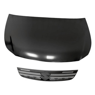 Replacement - 2-Piece (Hood Panel, Grille) (Standard Line)