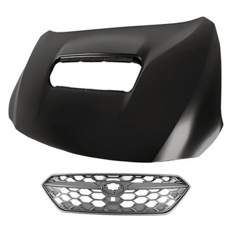Replacement - 2-Piece (Hood Panel, Grille)