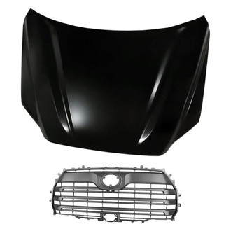 Replacement - 2-Piece (Hood Panel, Grille) (Standard Line)