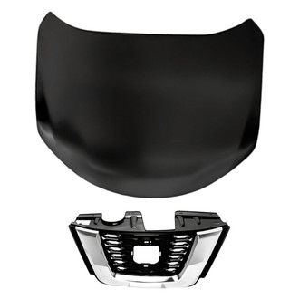Replacement - 2-Piece (Hood Panel, Grille) (Standard Line)