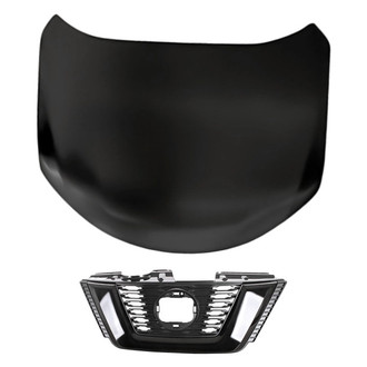 Replacement - 2-Piece (Hood Panel, Grille) (Standard Line)