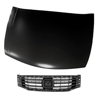 Replacement - 2-Piece (Hood Panel, Grille) (Standard Line)