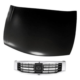 Replacement - 2-Piece (Hood Panel, Grille) (Standard Line)