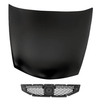 Replacement - 2-Piece (Hood Panel, Grille) (Standard Line)