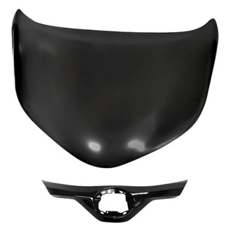 Replacement - 2-Piece (Hood Panel, Grille) (Standard Line)