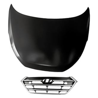 Replacement - 2-Piece (Hood Panel, Grille)