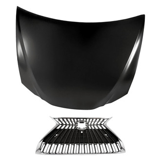 Replacement - 2-Piece (Hood Panel, Grille)