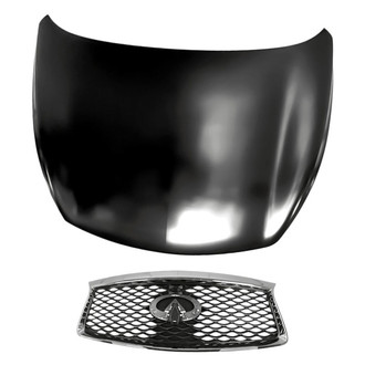 Replacement - 2-Piece (Hood Panel, Grille)
