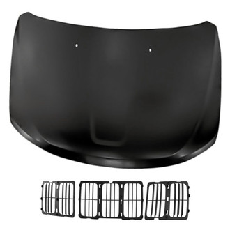 Replacement - 2-Piece (Hood Panel, Grille) (CAPA Certified)