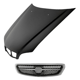 Replacement - 2-Piece (Hood Panel, Grille) (Standard Line)