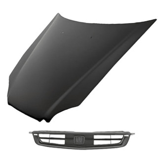 Replacement - 2-Piece (Hood Panel, Grille) (Standard Line)