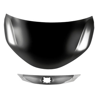 Replacement - 2-Piece (Hood Panel, Grille) (CAPA Certified)