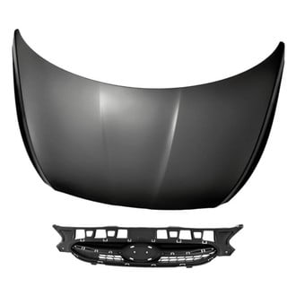 Replacement - 2-Piece (Hood Panel, Grille) (CAPA Certified)
