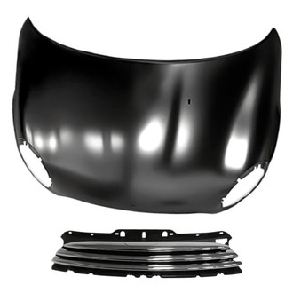 Replacement - 2-Piece (Hood Panel, Grille) (CAPA Certified)