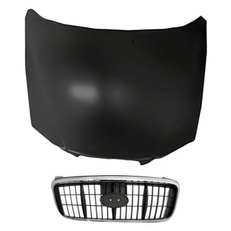 Replacement - 2-Piece (Hood Panel, Grille) (Standard Line)