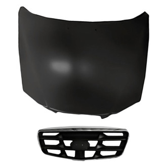 Replacement - 2-Piece (Hood Panel, Grille) (Standard Line)