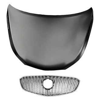Replacement BNDL-212884 - 2-Piece (Hood Panel, Grille) (Standard Line)