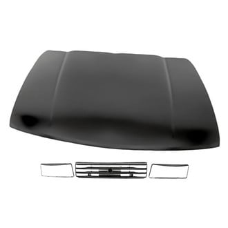 Replacement - 2-Piece (Hood Panel, Grille) (Standard Line)