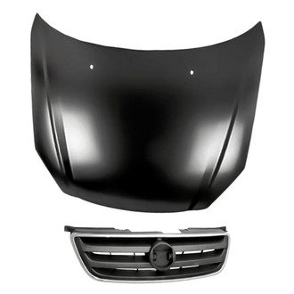 Replacement - 2-Piece (Hood Panel, Grille)
