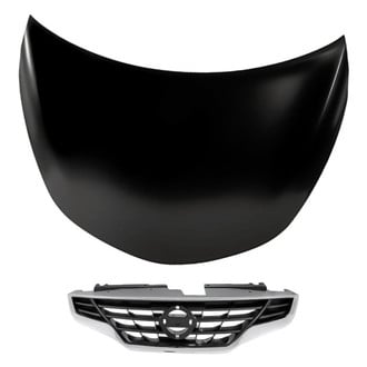 Replacement - 2-Piece (Hood Panel, Grille) (Standard Line)