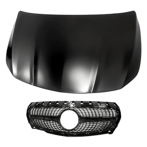 Replacement BNDL-212919 - 2-Piece (Hood Panel, Grille) (Standard Line)