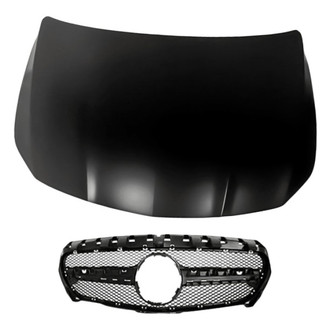 Replacement - 2-Piece (Hood Panel, Grille) (Standard Line)