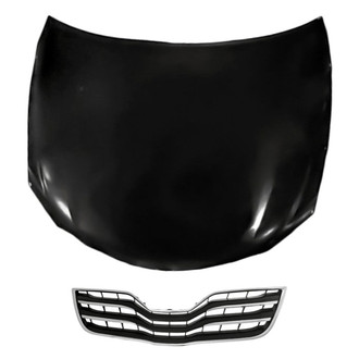 Replacement - 2-Piece (Hood Panel, Grille) (CAPA Certified)