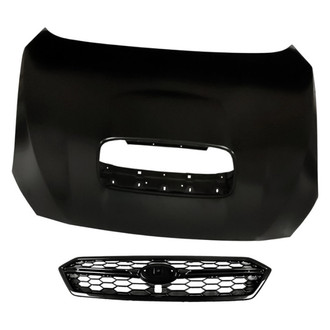 Replacement - 2-Piece (Hood Panel, Grille) (CAPA Certified)