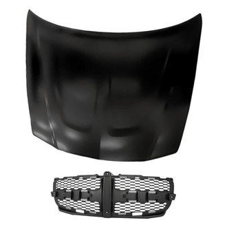 Replacement - 2-Piece (Hood Panel, Grille) (Standard Line)